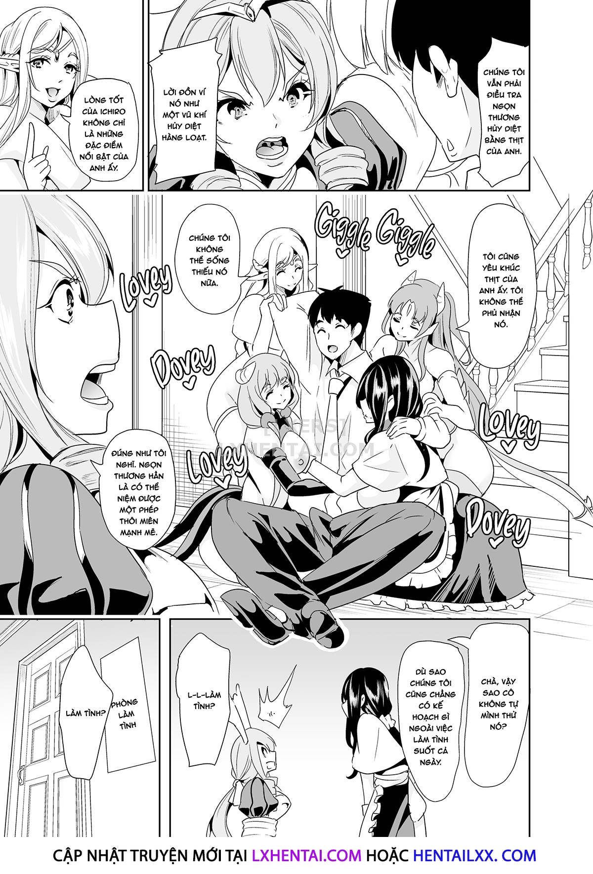 manhwax10.com - Truyện Manhwa My Harem in Another World Collection Chương 9 Defeated by Dick Fucking for Justice Trang 14