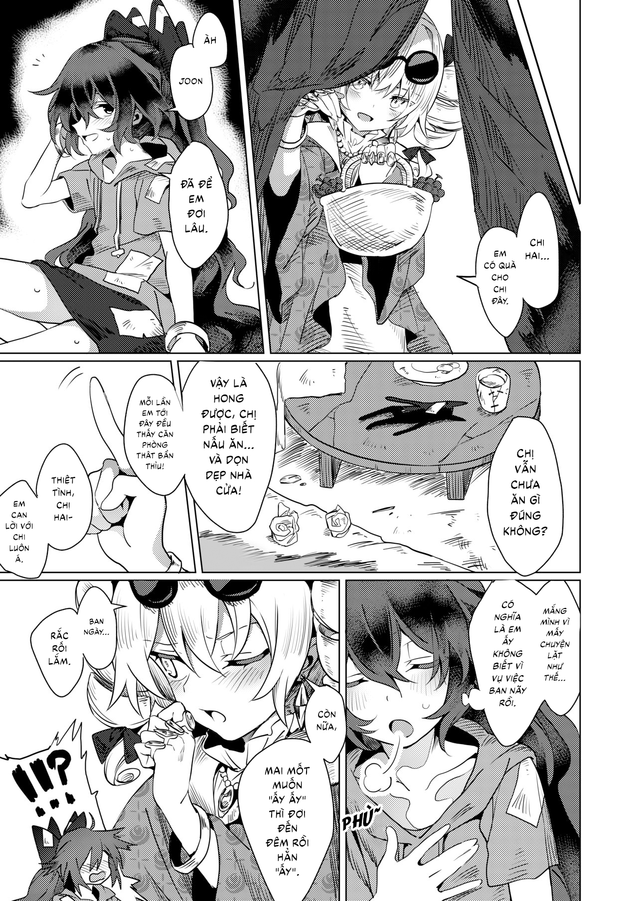 manhwax10.com - Truyện Manhwa Yorigami Shimai no Erohon (Touhou Project) Chương Oneshot Trang 19