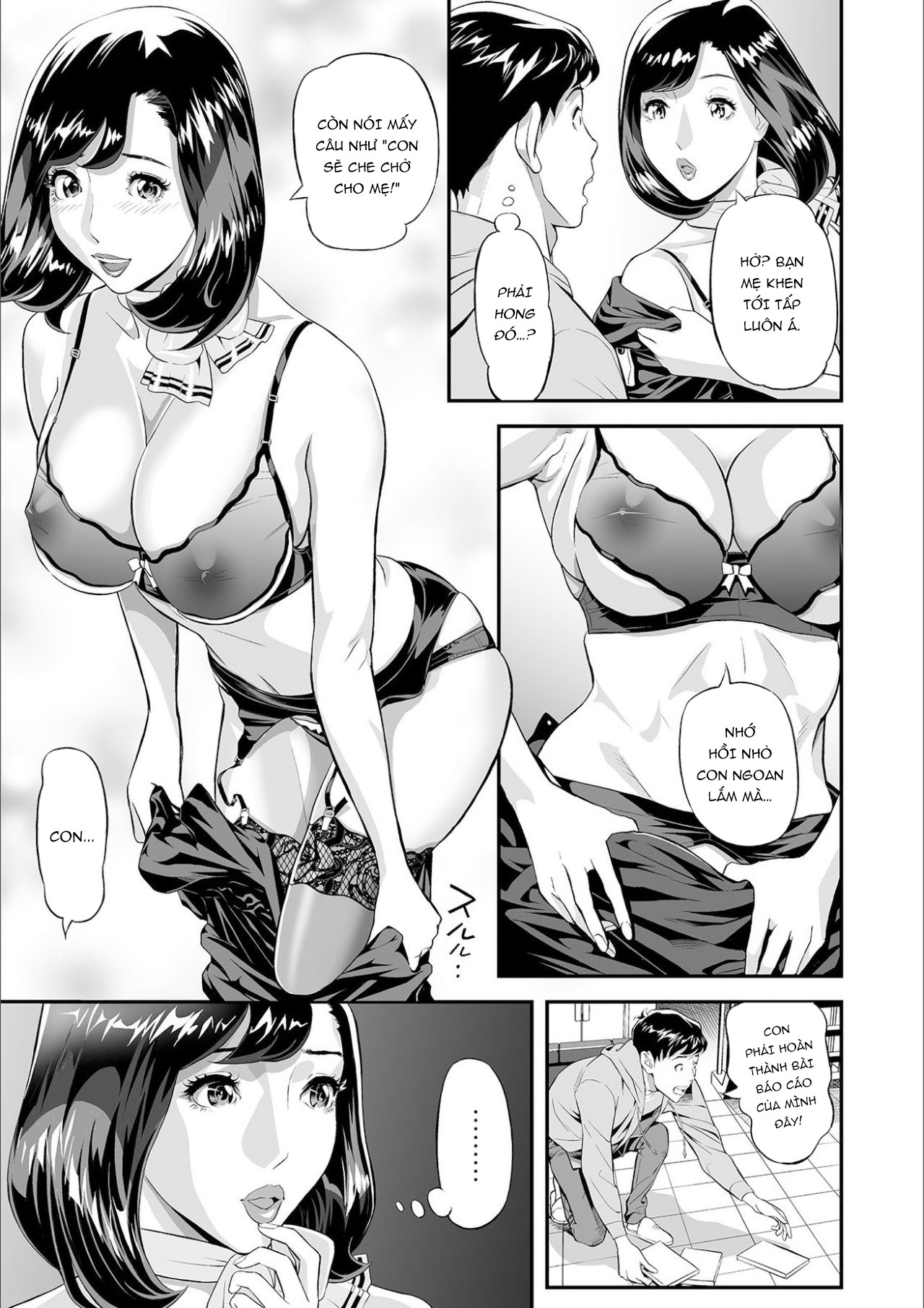 manhwax10.com - Truyện Manhwa Mama Moe ~Haha o Bikou Shite Mita Ken~ Chương Oneshot Trang 4