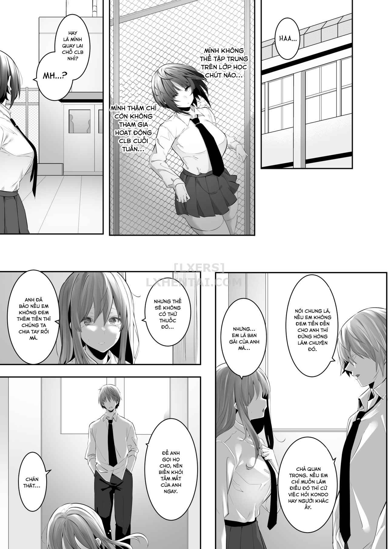 manhwax10.com - Truyện Manhwa Tsuyoki na Undoubu Joshi ga Netorareru Chương Oneshot Trang 18