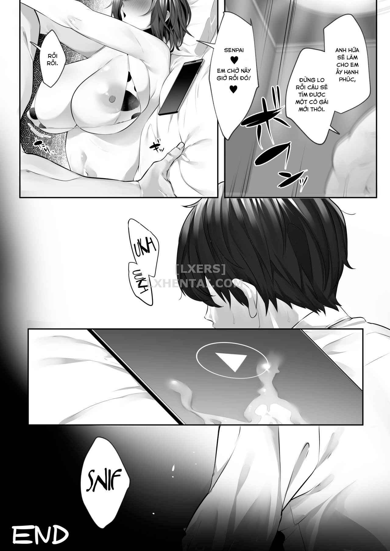 manhwax10.com - Truyện Manhwa Tsuyoki na Undoubu Joshi ga Netorareru Chương Oneshot Trang 43