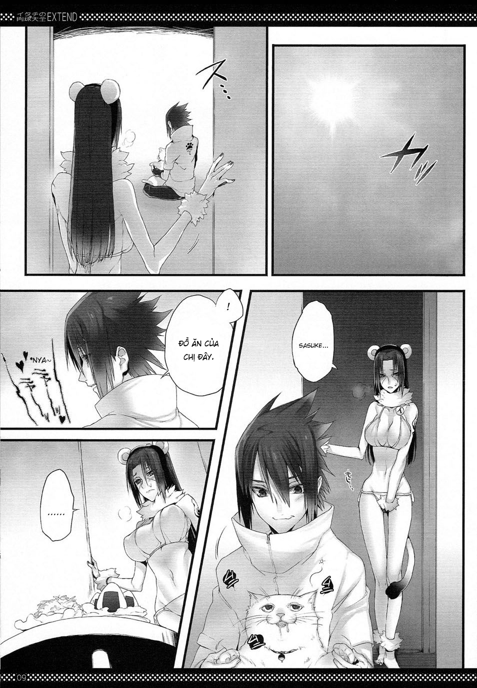 manhwax10.com - Truyện Manhwa Itachi no Nikukyuu Taizen EXTEND Chương Oneshot Trang 9