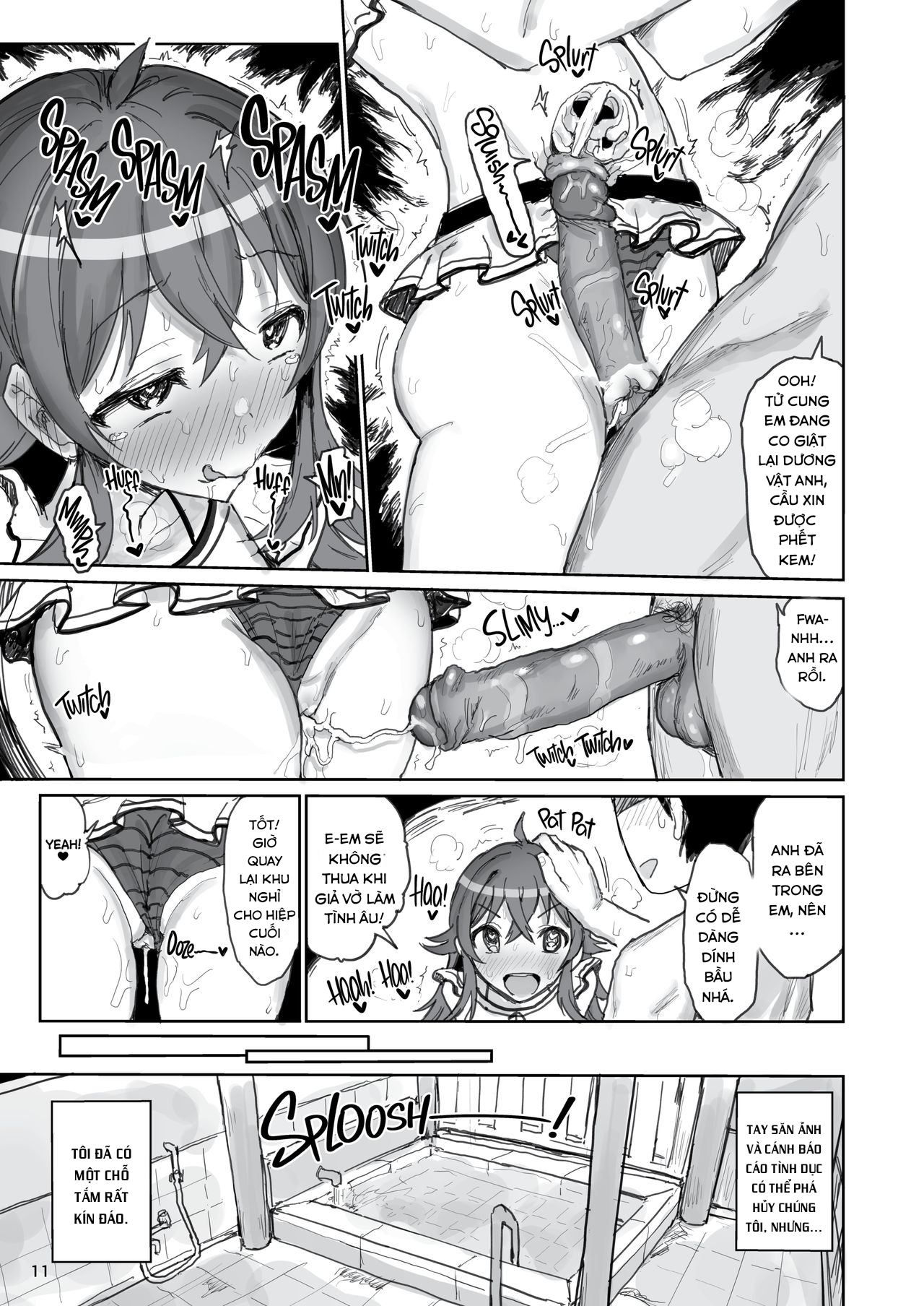 manhwax10.com - Truyện Manhwa Komiya Kaho VS Producer Super Namahame Koubi Daikessen! (THE iDOLM@STER: Shiny Colors) Chương Oneshot Trang 11