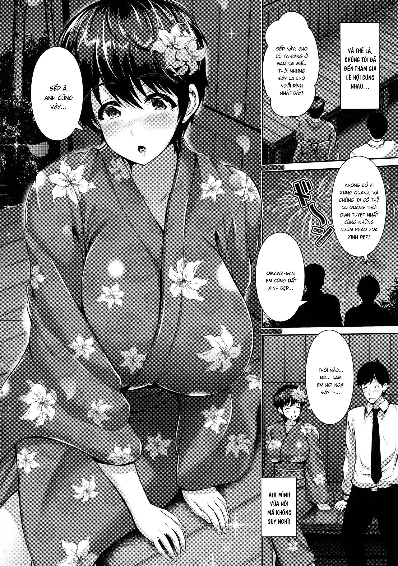 manhwax10.com - Truyện Manhwa Oikawas-san và cặp vếu bự trong bộ yukata Chương Oneshot Trang 5