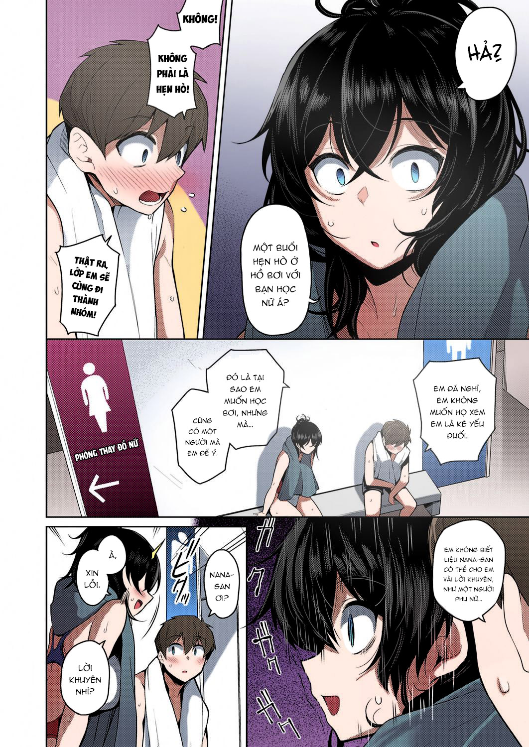 manhwax10.com - Truyện Manhwa Onee-chan wa Shinpaishou Chương Oneshot ver m u Trang 7