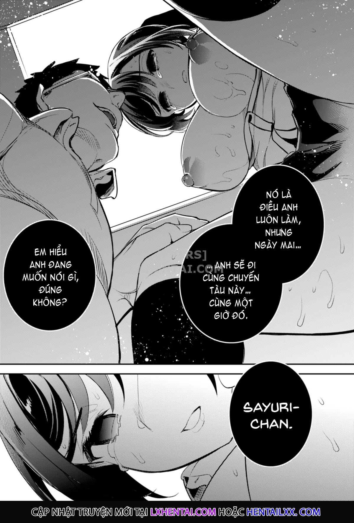 manhwax10.com - Truyện Manhwa Sayuri - Kareshi to Hatsu H Mokuzen ni Chikan ni NTR-reta Shoujo Chương 2 A Girl Who Got Fucked In The Train Station Bathroom Trang 27