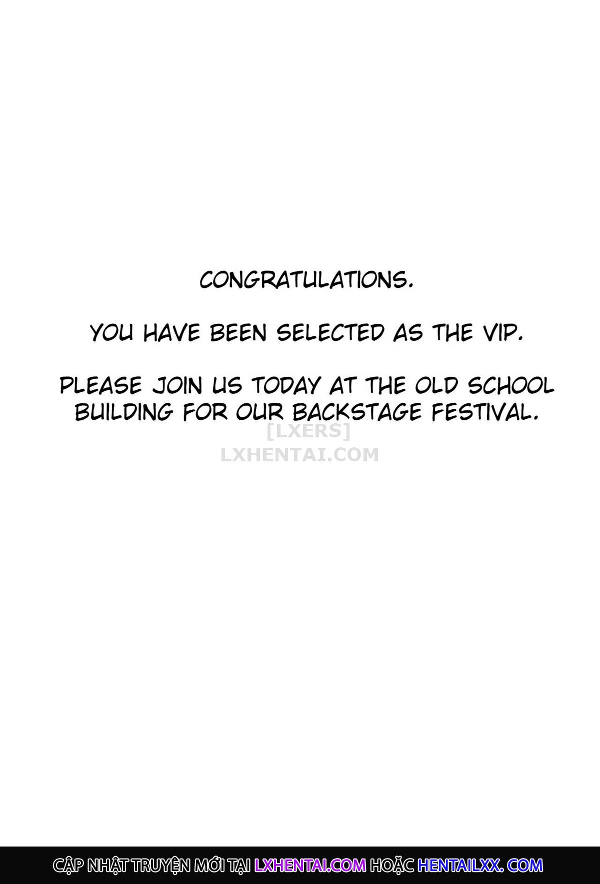 The Old School Building's Backstage Festival Chương 3 Sunday Edition All Of You Will Be My Meat Urinals Forever Trang 5