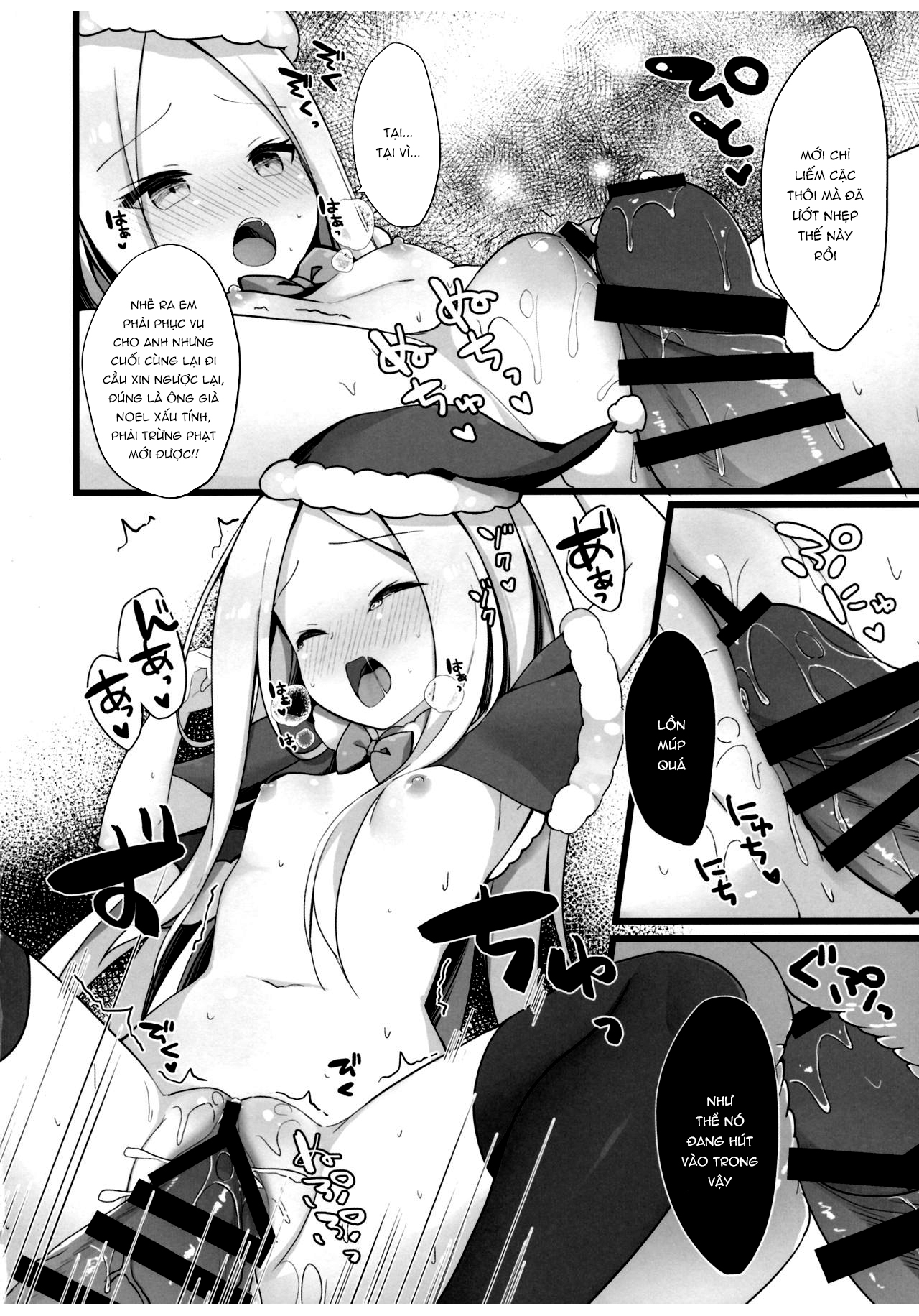 manhwax10.com - Truyện Manhwa Đêm Noel khoái lạc cùng với Santa Abby-chan Chương Oneshot Trang 9