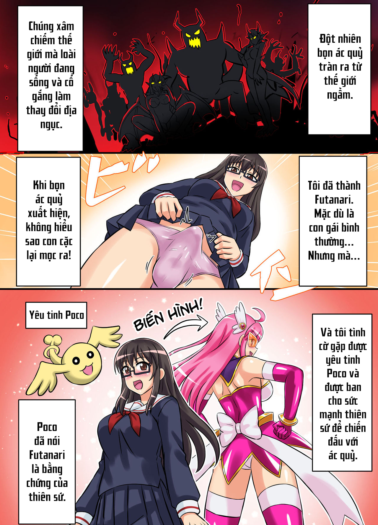 manhwax10.com - Truyện Manhwa Seiyoku Tenshi Futanaria Chương Oneshot Trang 5