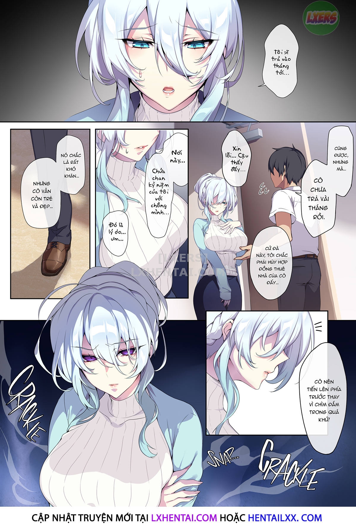 manhwax10.com - Truyện Manhwa Hitozukiai Ga Nigate Na Miboujin No Yukionna-San To Noroi No Yubiwa Chương Oneshot Kh ng che Trang 12