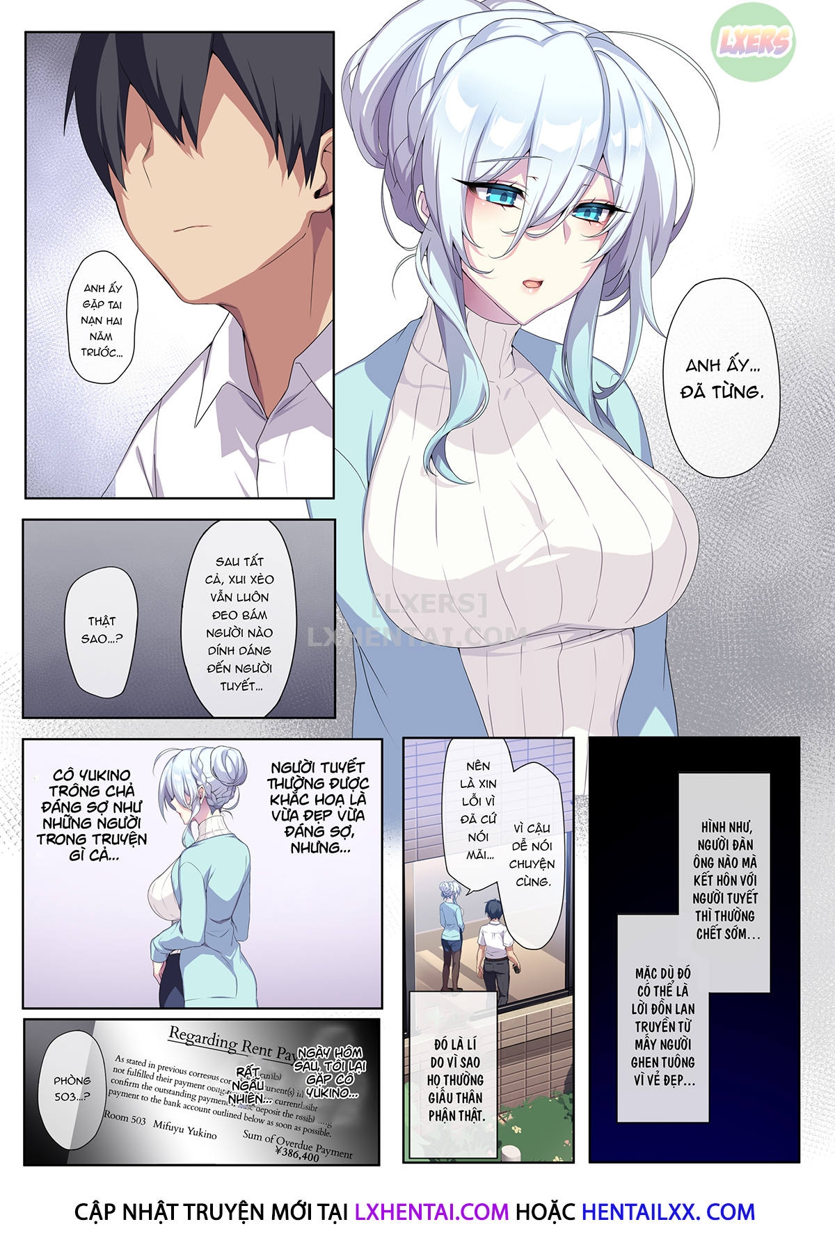 manhwax10.com - Truyện Manhwa Hitozukiai Ga Nigate Na Miboujin No Yukionna-San To Noroi No Yubiwa Chương Oneshot Kh ng che Trang 10