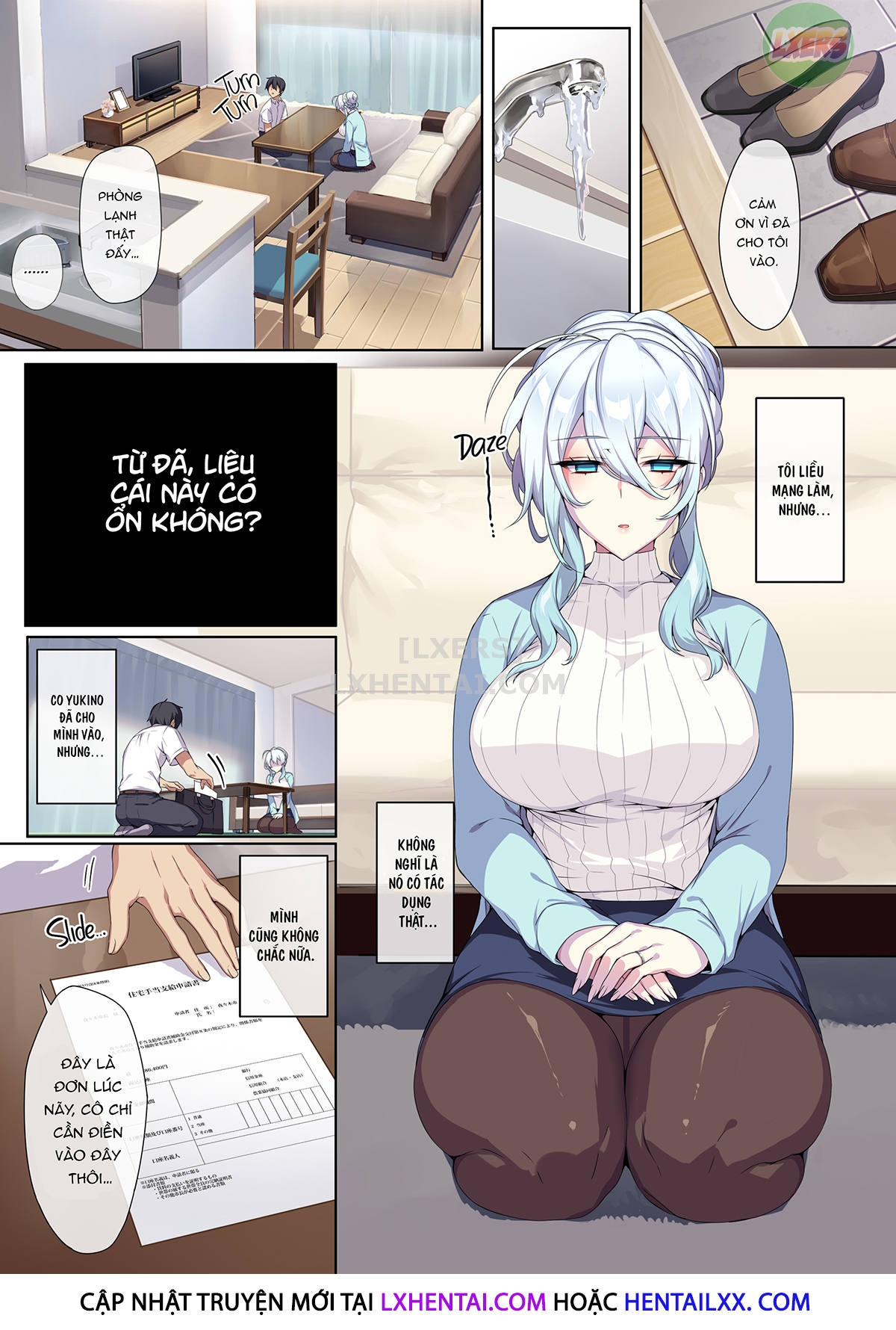 manhwax10.com - Truyện Manhwa Hitozukiai Ga Nigate Na Miboujin No Yukionna-San To Noroi No Yubiwa Chương Oneshot Kh ng che Trang 18