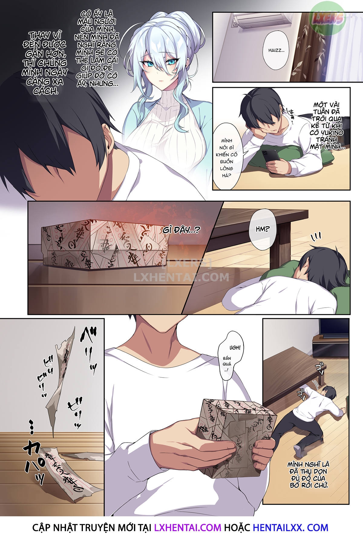 manhwax10.com - Truyện Manhwa Hitozukiai Ga Nigate Na Miboujin No Yukionna-San To Noroi No Yubiwa Chương Oneshot Kh ng che Trang 15