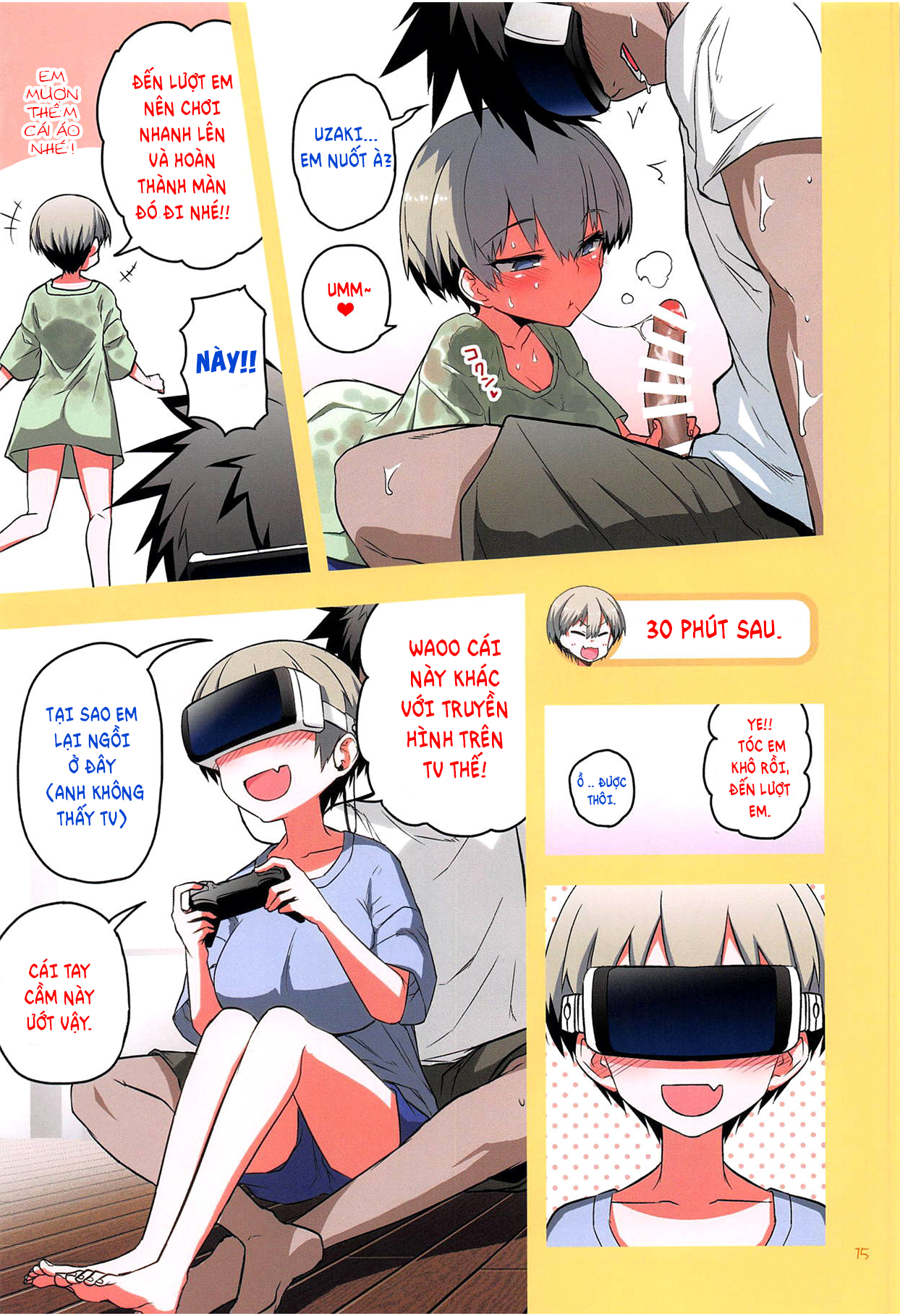 manhwax10.com - Truyện Manhwa Uzaki-chan muốn làm tình Chương Oneshot Trang 14