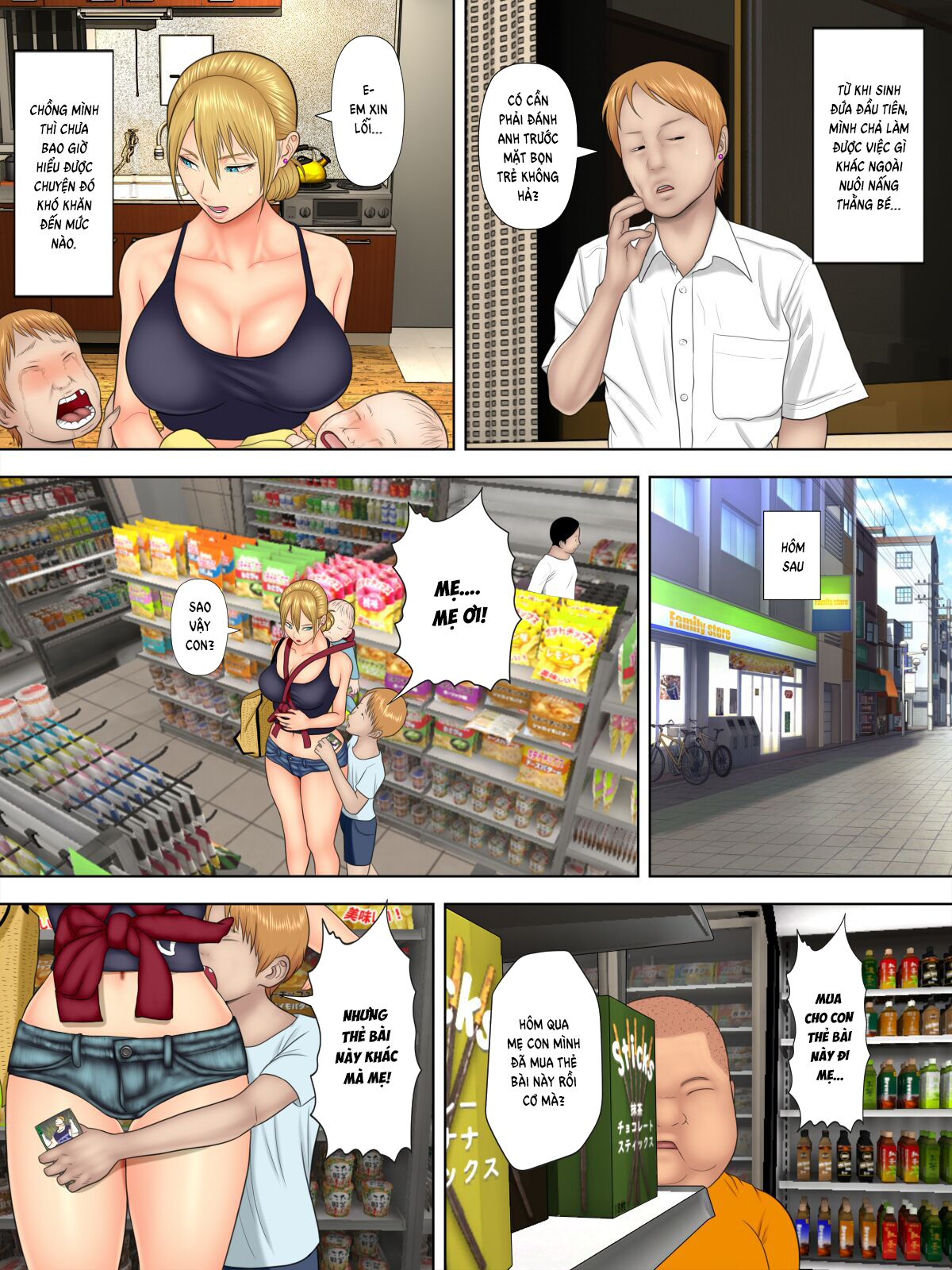 manhwax10.com - Truyện Manhwa Manbiki Mama to Tencho no Musuko Chương 1 1 Trang 7