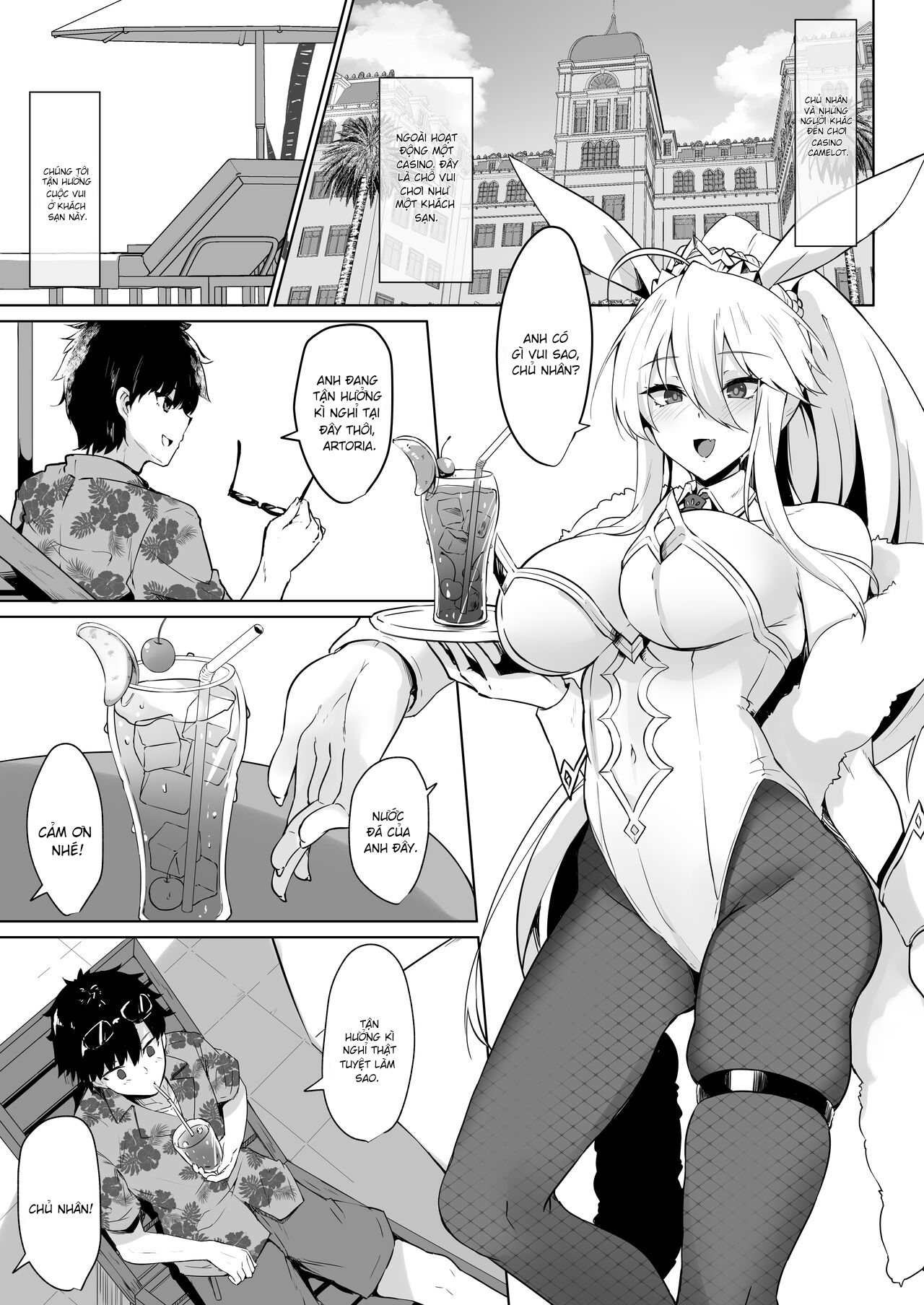 manhwax10.com - Truyện Manhwa Bunnyue-sama no Omotenashi (Fate/Grand Order) Chương Oneshot Trang 5