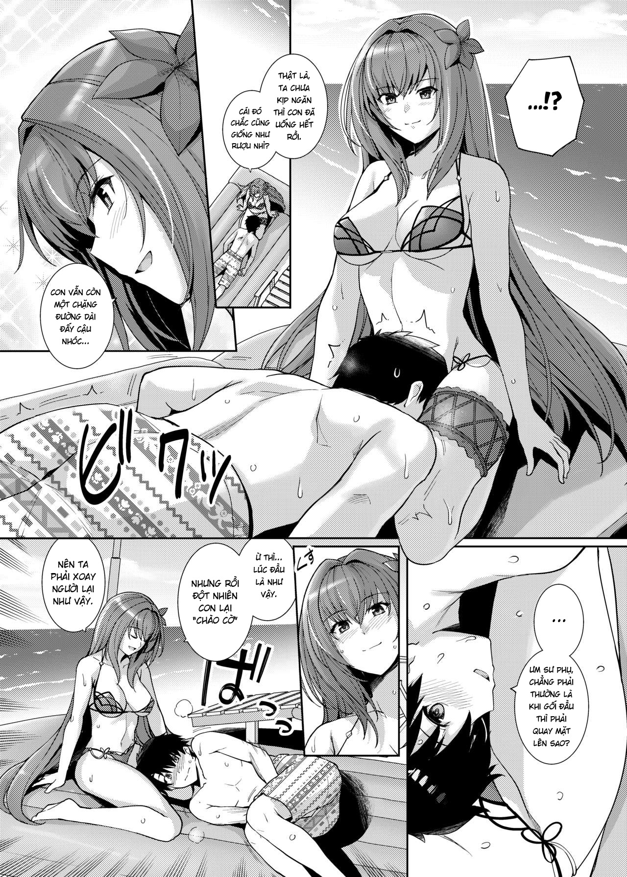 manhwax10.com - Truyện Manhwa Mizugi Shishou to Koibito Ecchi Suru Hon Chương B n c che Trang 6