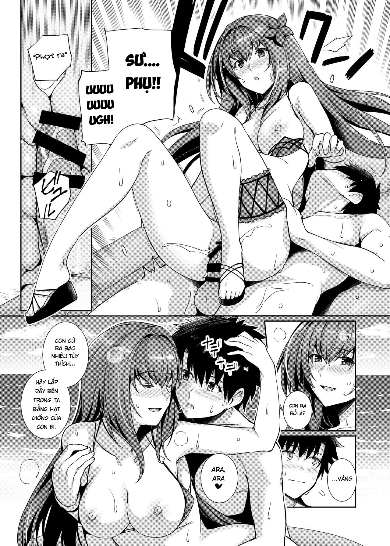 manhwax10.com - Truyện Manhwa Mizugi Shishou to Koibito Ecchi Suru Hon Chương B n c che Trang 11