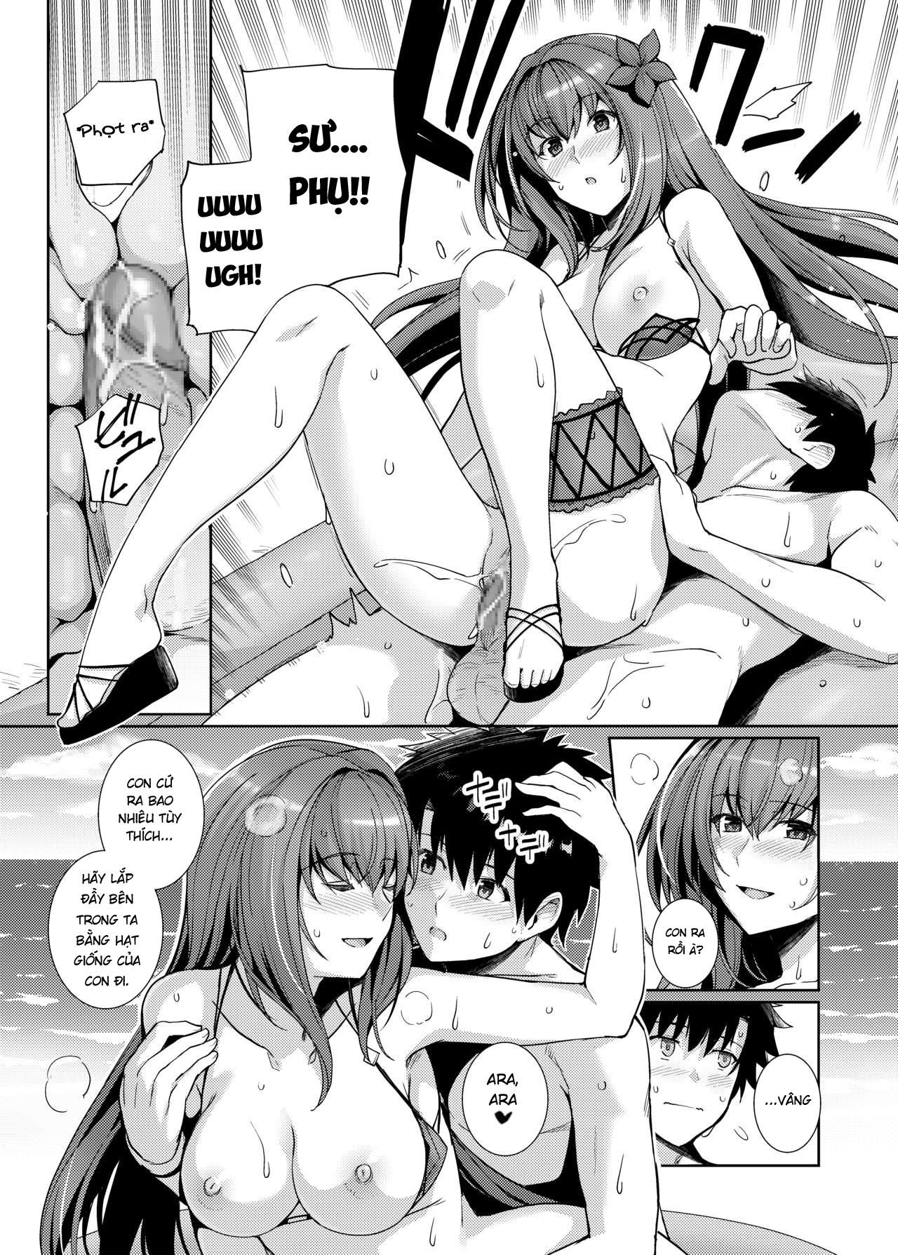 manhwax10.com - Truyện Manhwa Mizugi Shishou to Koibito Ecchi Suru Hon Chương B n kh ng che Trang 11