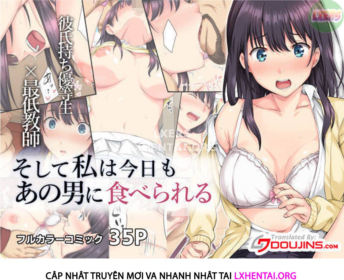 manhwax10.com - Truyện Manhwa Soshite Watashi wa Kyou mo Ano Otoko ni Taberareru Chương 1 Trang 5