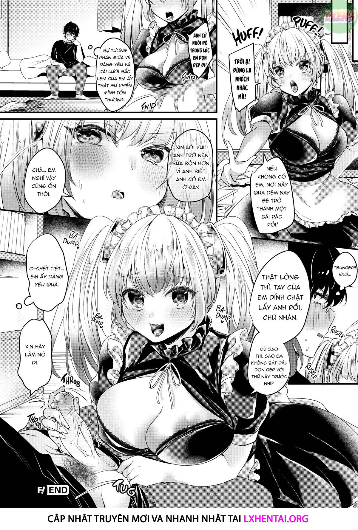 manhwax10.com - Truyện Manhwa Ngất ngây ngọt ngào nóng bỏng Chương 2 The Tsundere Little Sister Maid Android Wants Attention Trang 24