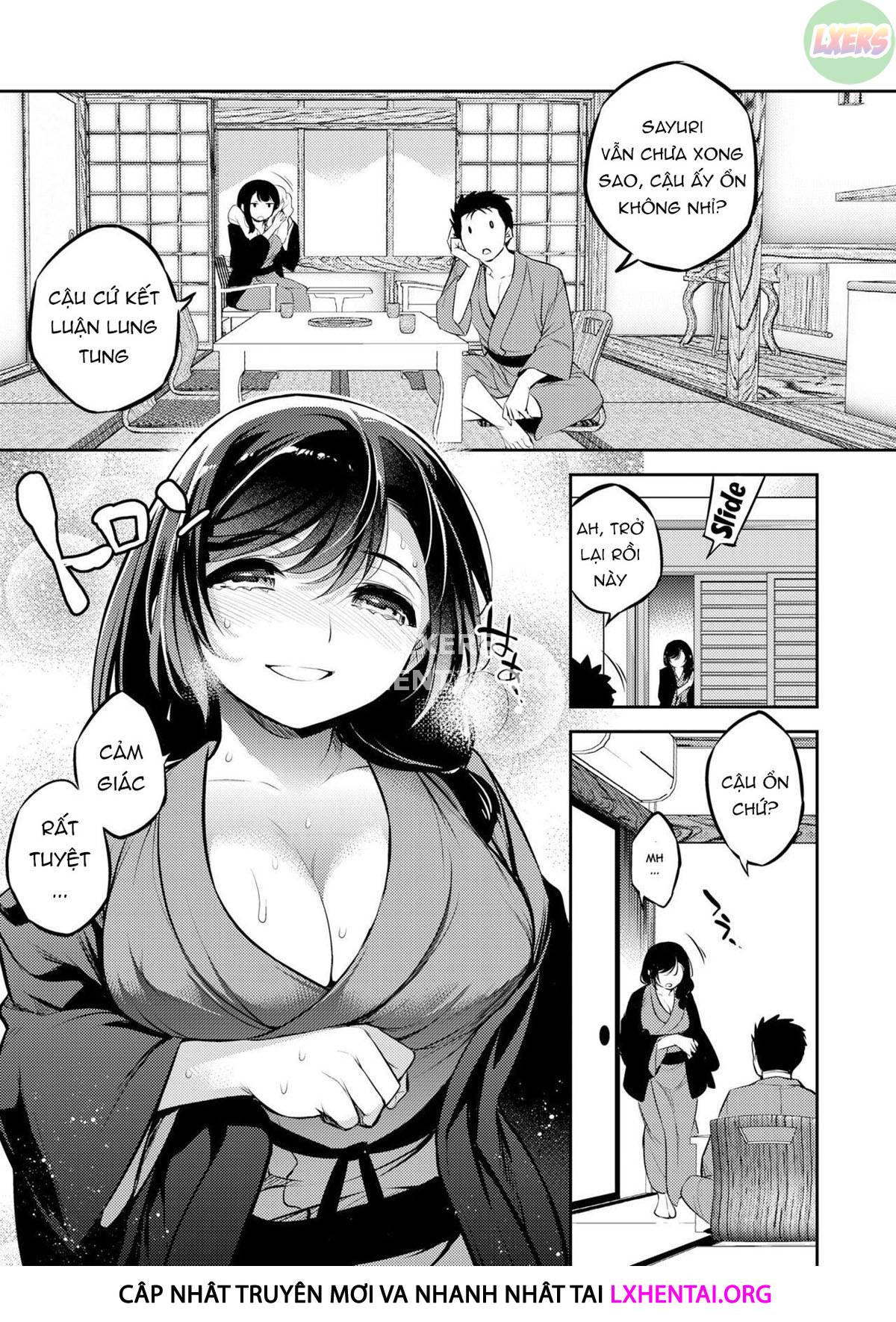 manhwax10.com - Truyện Manhwa Sayuri - Kareshi to Hatsu H Mokuzen ni Chikan ni NTR-reta Shoujo Chương 6 While She is NTRing Her Boyfriend He is Busy Fucking Her Best Friend Trang 20