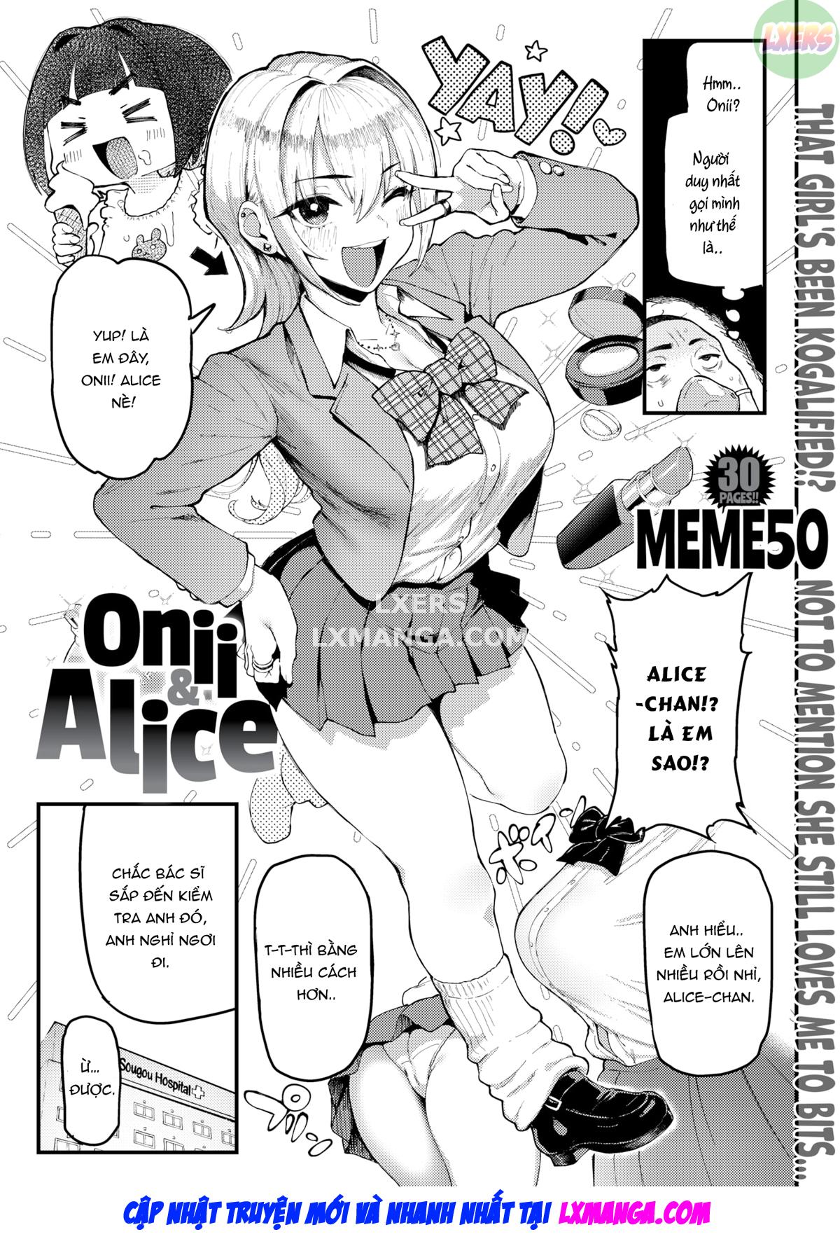 manhwax10.com - Truyện Manhwa Onii to Alice Chương Oneshot Trang 8