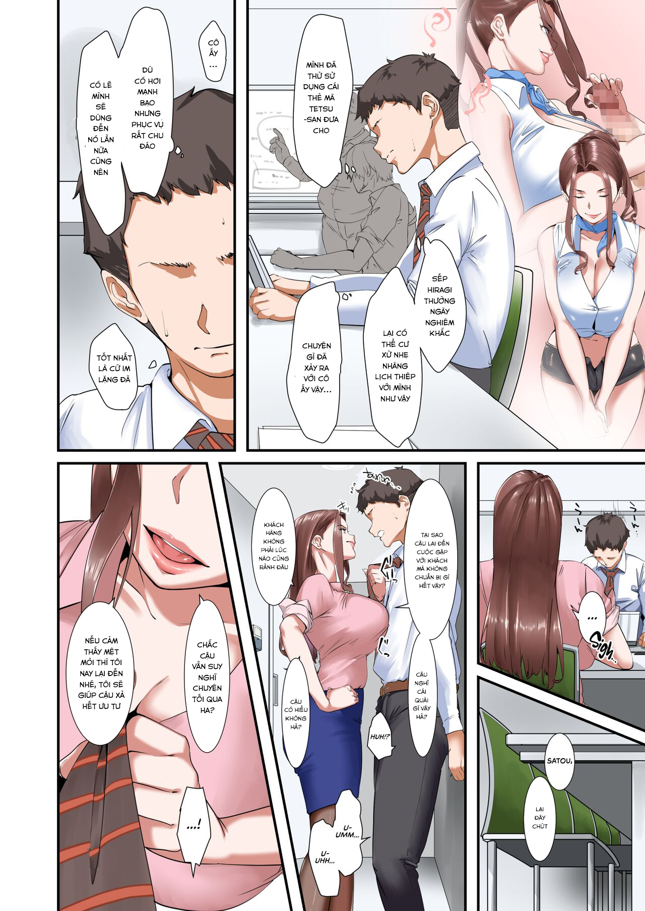 manhwax10.com - Truyện Manhwa Kaisha no Relaxation Room de Dosukebe Service Shite Kureru Innyuu Joushi Chương Oneshot Trang 9