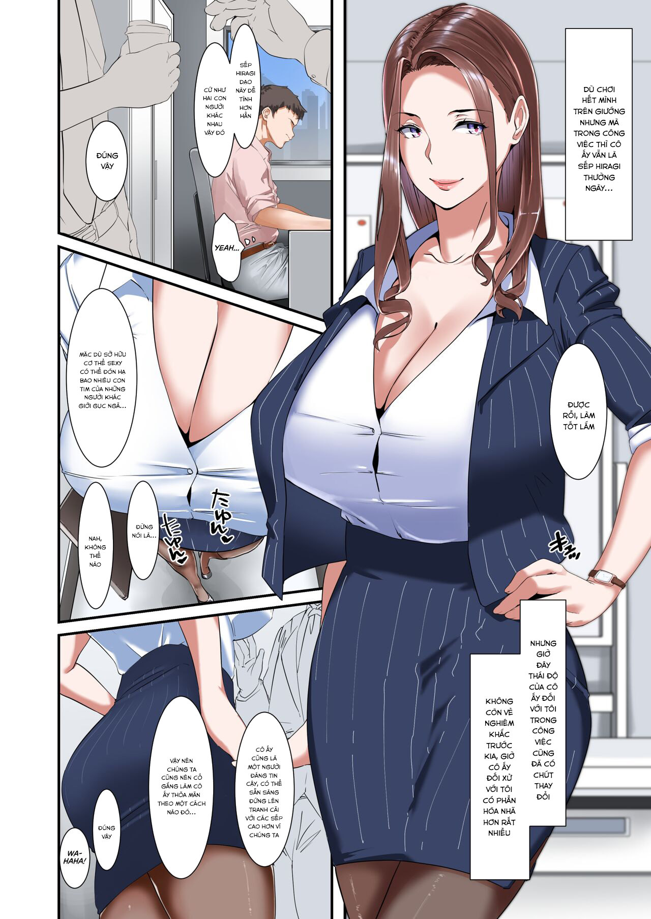 manhwax10.com - Truyện Manhwa Kaisha no Relaxation Room de Dosukebe Service Shite Kureru Innyuu Joushi Chương Oneshot Trang 21