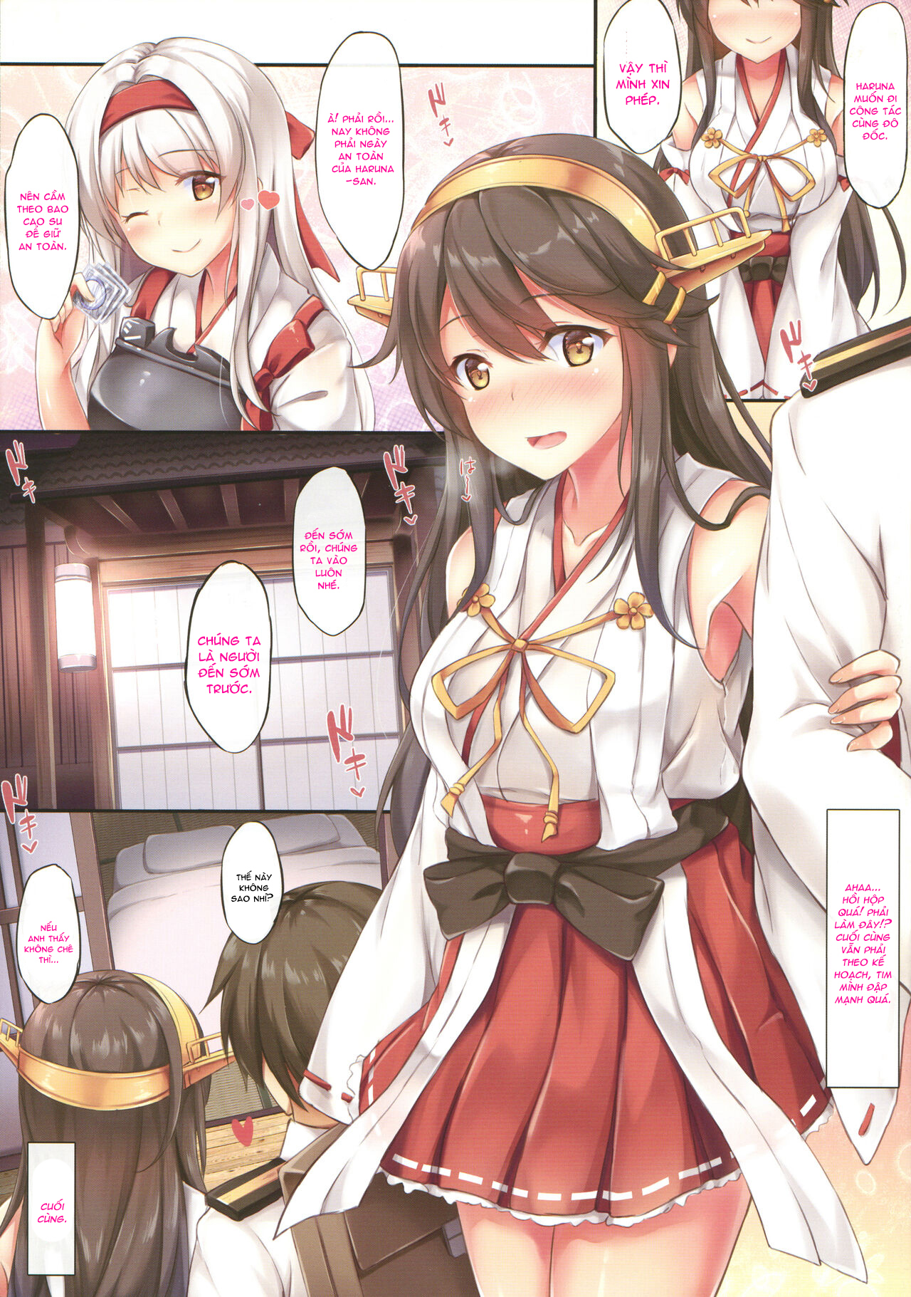 manhwax10.com - Truyện Manhwa Hajimete no Haruna Kawai Sugite (Kantai Collection -KanColle-) Chương Oneshot Trang 6