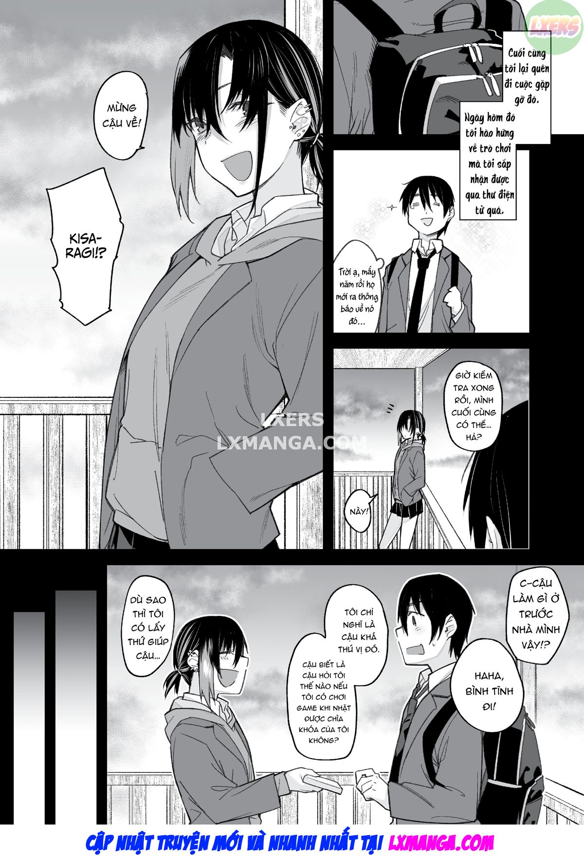 manhwax10.com - Truyện Manhwa Boku no Ie ga Class no Furyou Musume ni Iribitararete iru Ken. Chương 1 Kh ng che Trang 14