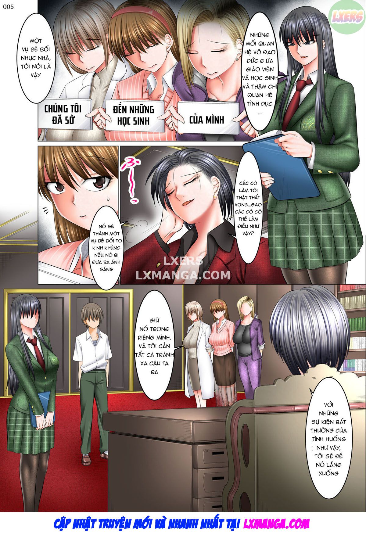 manhwax10.com - Truyện Manhwa A World Where All Men But Me Are Impotent Chương 4 The School President Student Council Member Mother Daughter Edition Trang 8