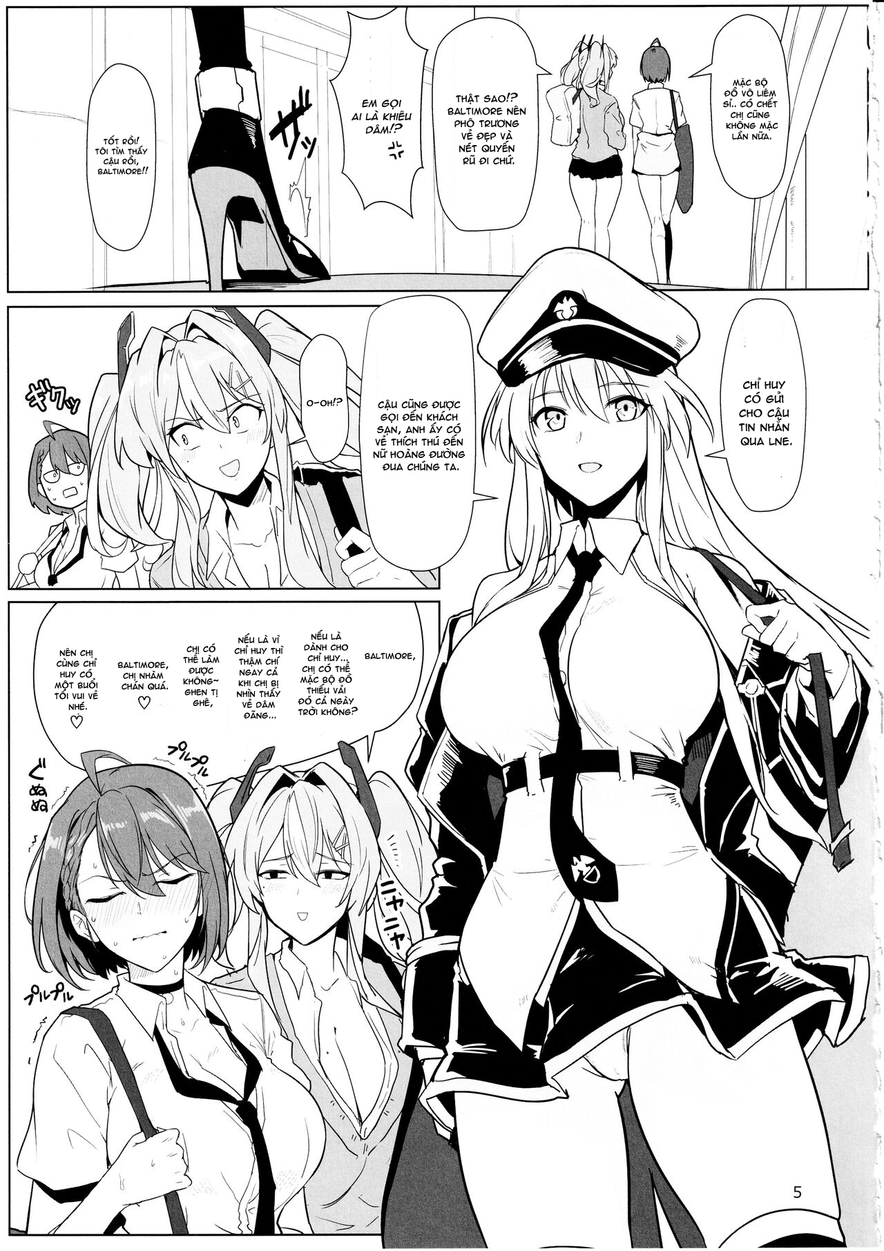 manhwax10.com - Truyện Manhwa ace Queen na Enterprise to Baltimore to Sukebe suru Hon (Azur Lane) Chương Oneshot Trang 6