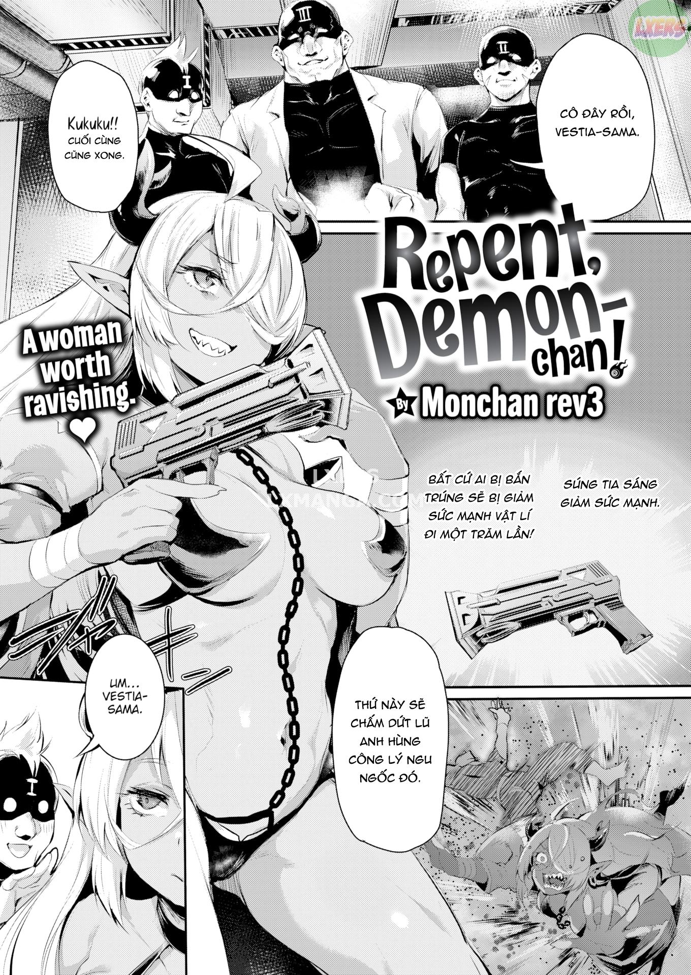 Hãy ăn năn đi, Demon-chan! Chương Oneshot Trang 4