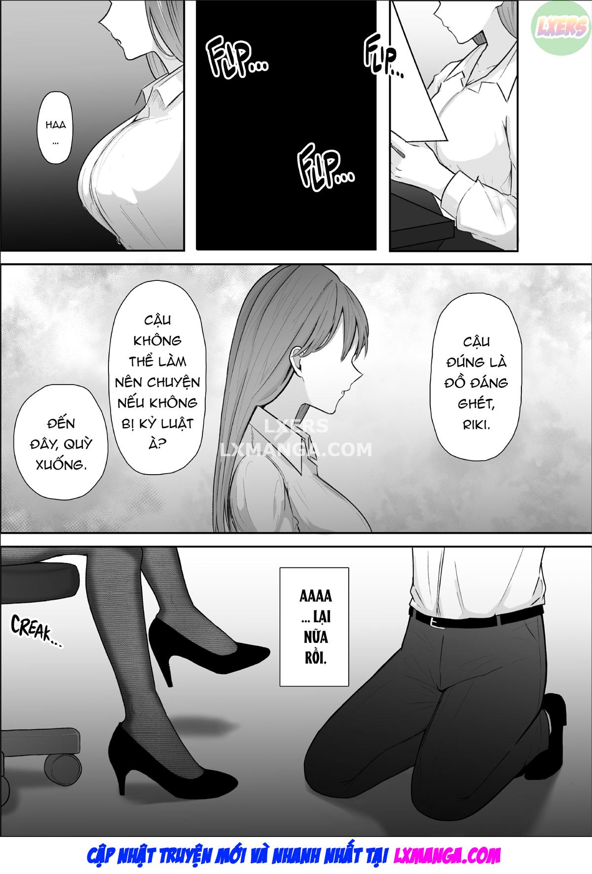 manhwax10.com - Truyện Manhwa Kibishii Onna Joushi no Pet ni Natta Boku Chương Oneshot Trang 7