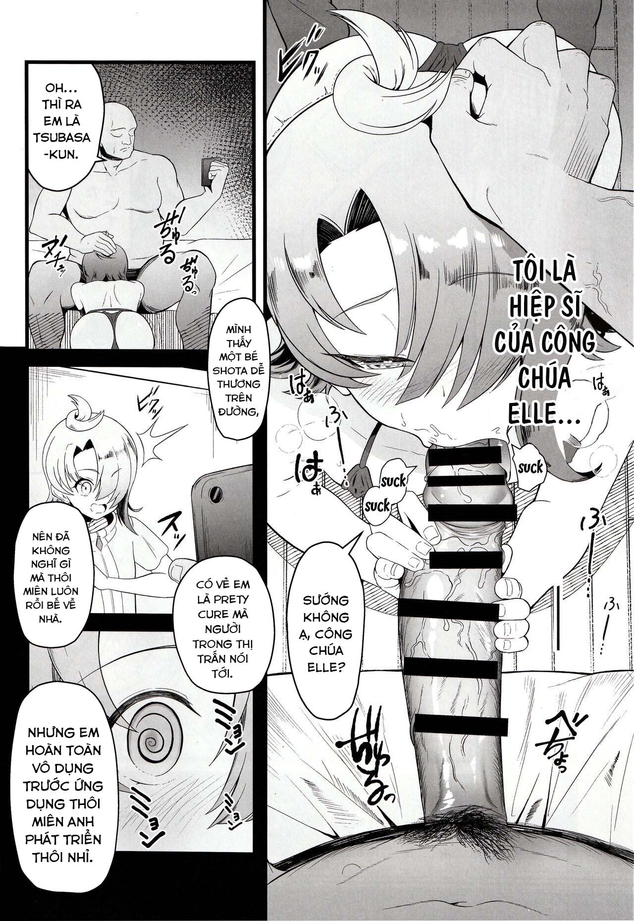 manhwax10.com - Truyện Manhwa Cure Wing tai Saimin Oji-san (Hirogaru Sky! Precure) Chương Oneshot Trang 6