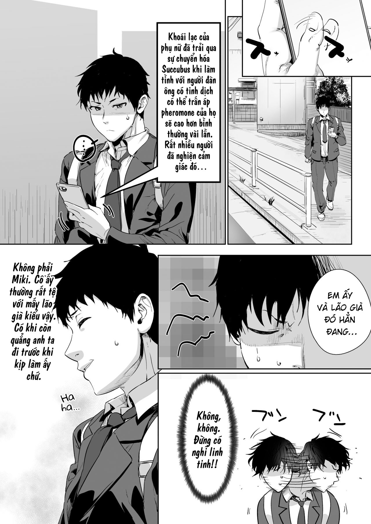 manhwax10.com - Truyện Manhwa Onnanoko ga Aru Hi Totsuzen Succubus ni Natte Shimau Sekai no Hanashi Chương Oneshot Trang 19