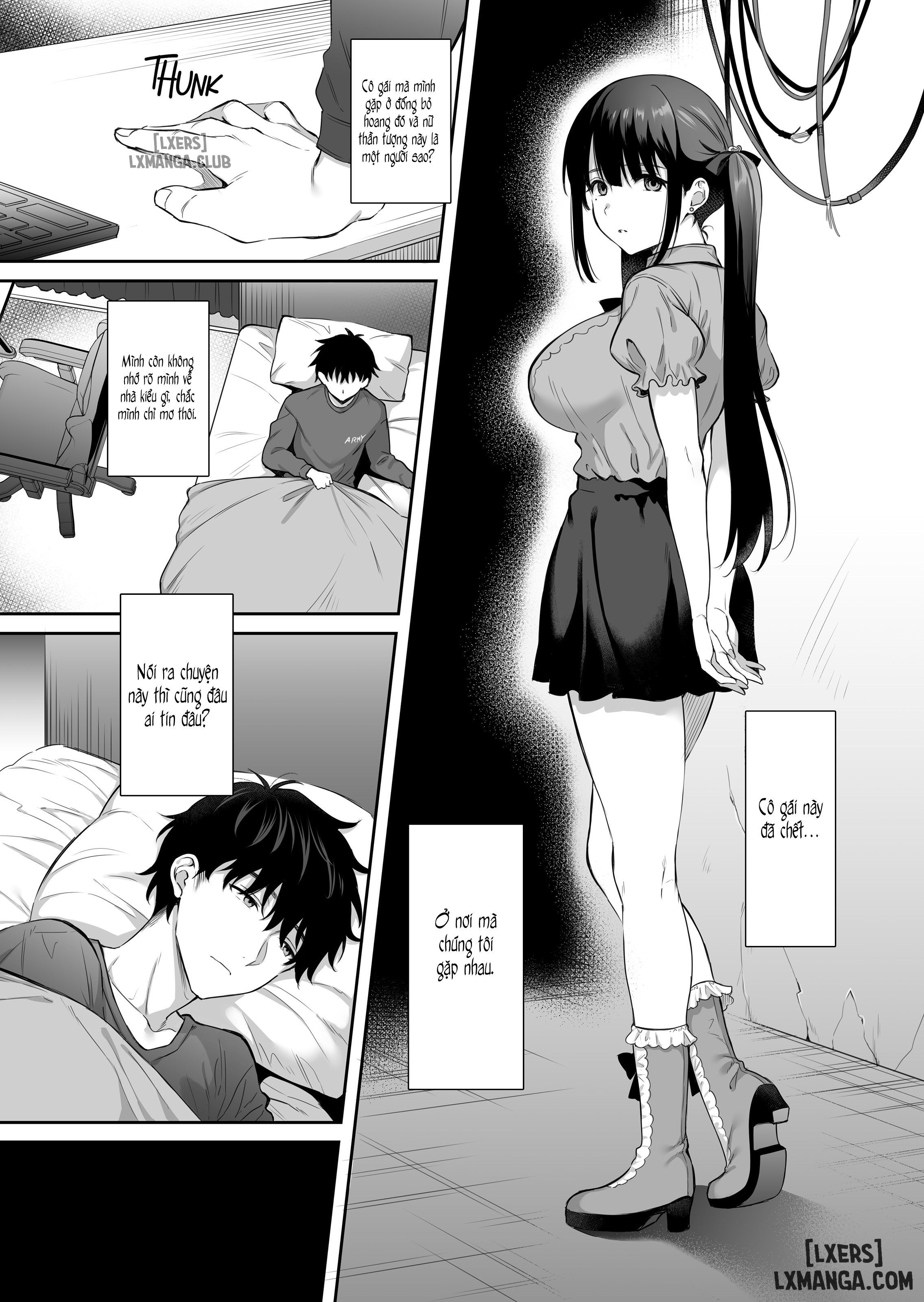 manhwax10.com - Truyện Manhwa Haikyo de Jirai Joshi to Yonakajuu Nakadashi Sex shita Hanashi Chương 2 Trang 10