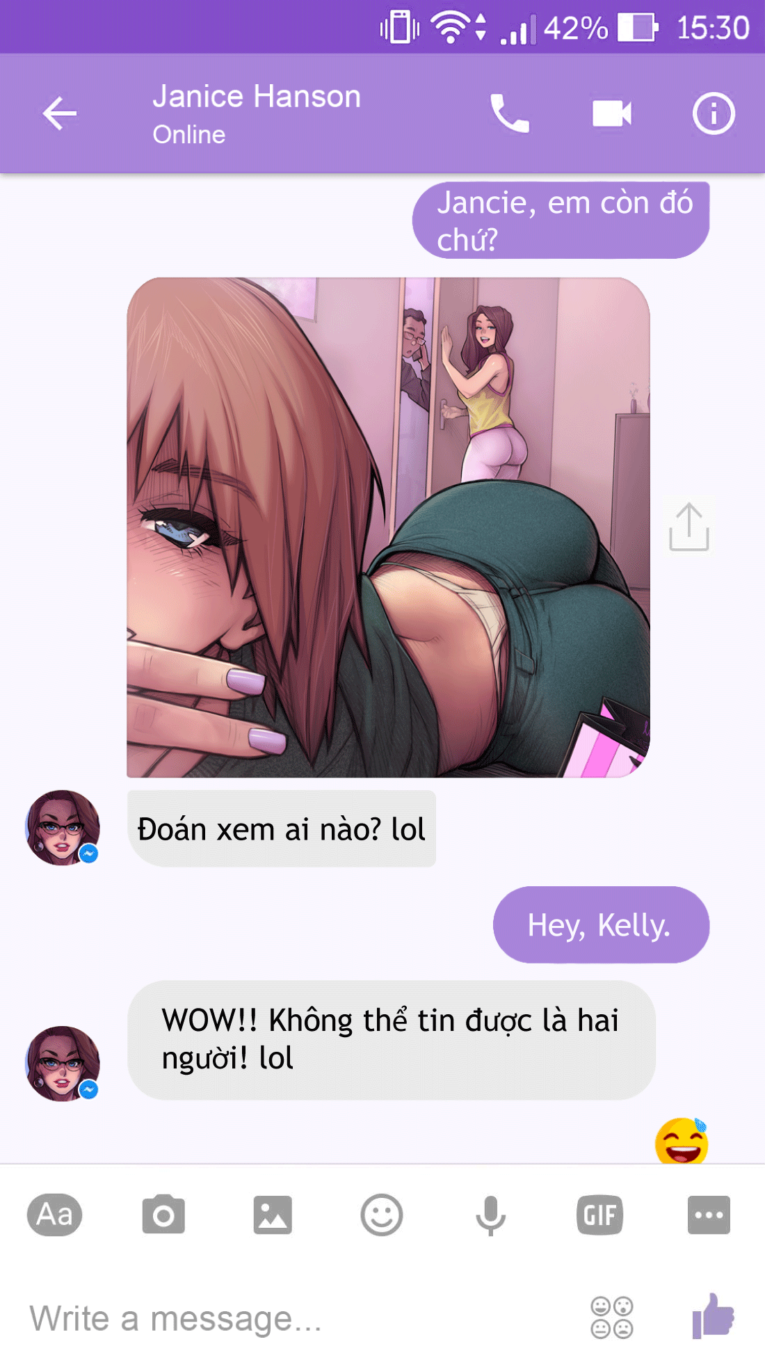 manhwax10.com - Truyện Manhwa Chat S.e.x Cùng Janice Chương 1 Trang 18