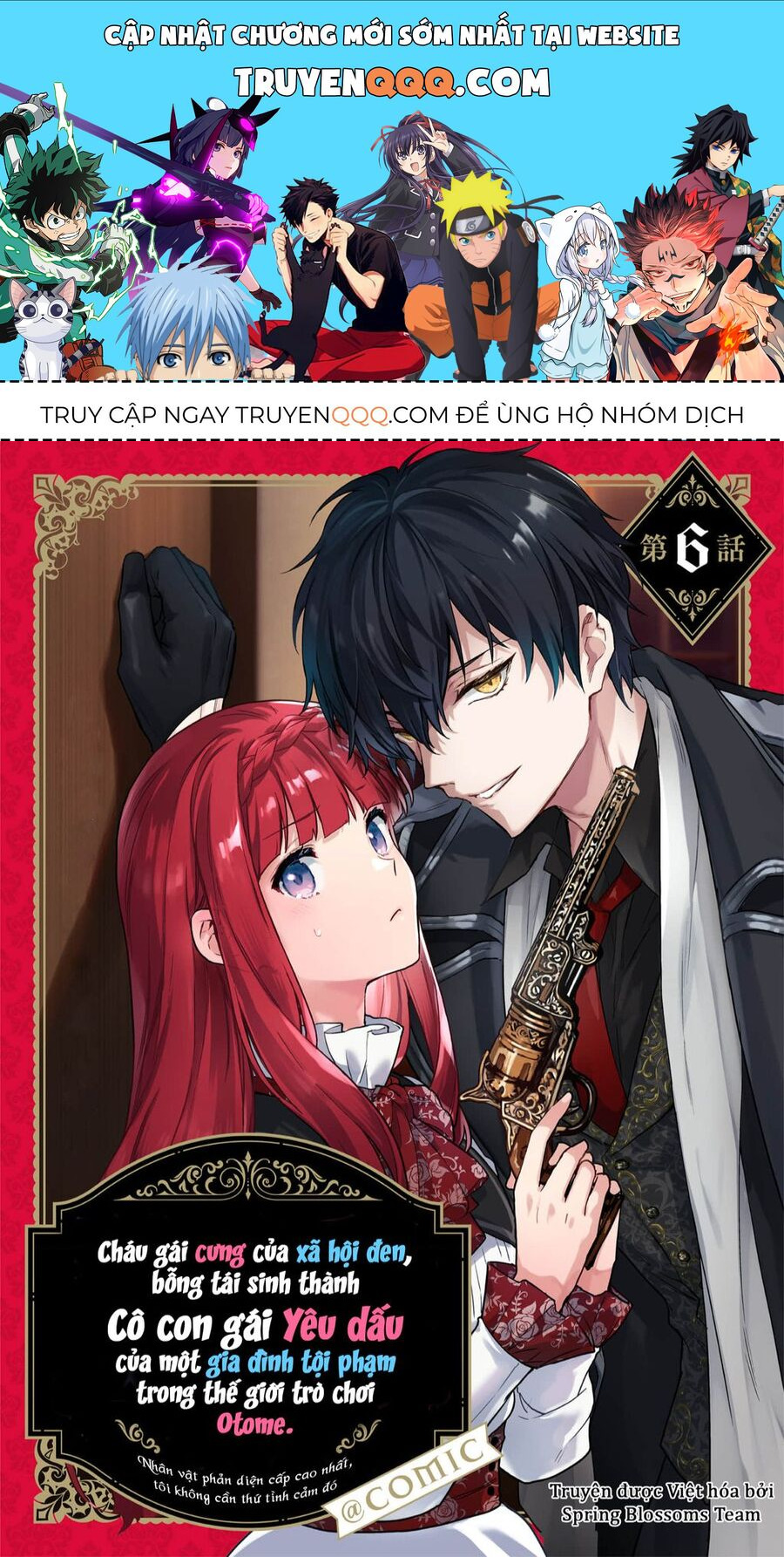 manhwax10.com - Truyện Manhwa Akutou Ikka No Mana Musume, Tensei Saki Mo Otome Game No Gokudou Reijou Deshita. – Saijoukyuu Rank No Akuyaku-Sama, Sono Dekiai Wa Fuyou Desu! Chương 6 Trang 1