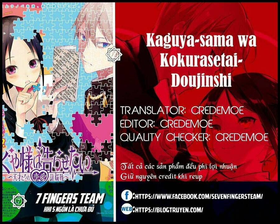 manhwax10.com - Truyện Manhwa Kaguya-Sama Wa Kokurasetai Doujinshi Chương 2 Trang 2