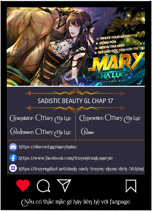 manhwax10.com - Truyện Manhwa Sadistic Beauty Gl Chương 17 Trang 1