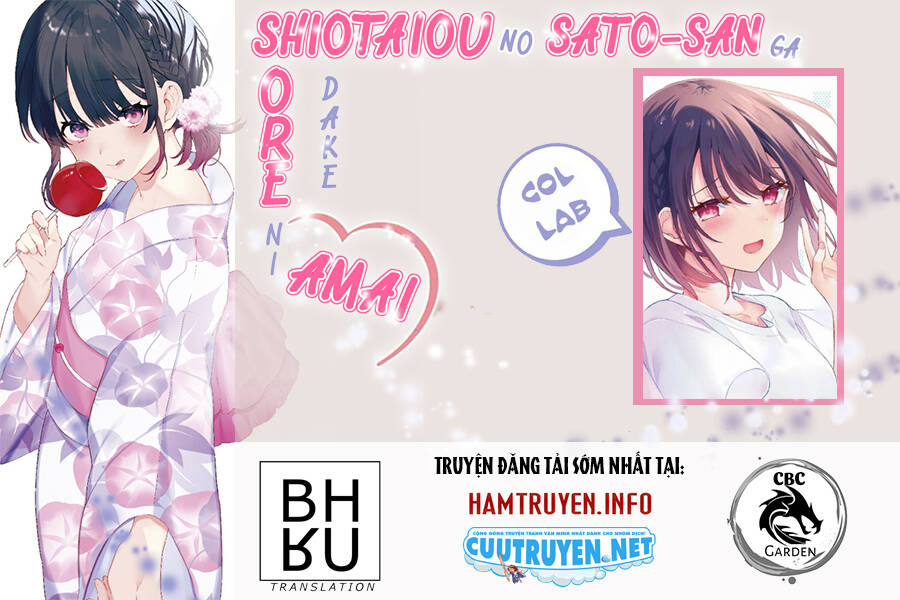 manhwax10.com - Truyện Manhwa Shiotaiou No Sato-San Ga Ore Ni Dake Amai Chương 22 Trang 1