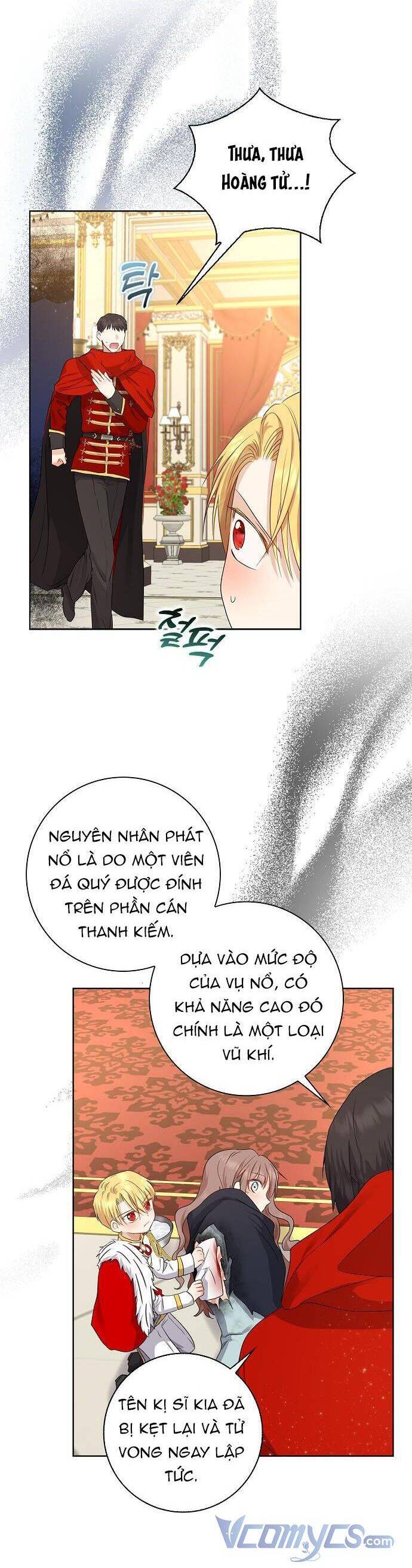 manhwax10.com - Truyện Manhwa Vị Bạo Chúa Của Tôi Sao Lại Hóa Trẻ Rồi Chương 9 Trang 9