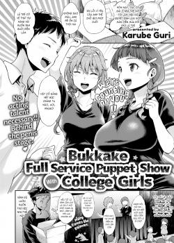 Bukkake Full Service Puppet Show With College Girls