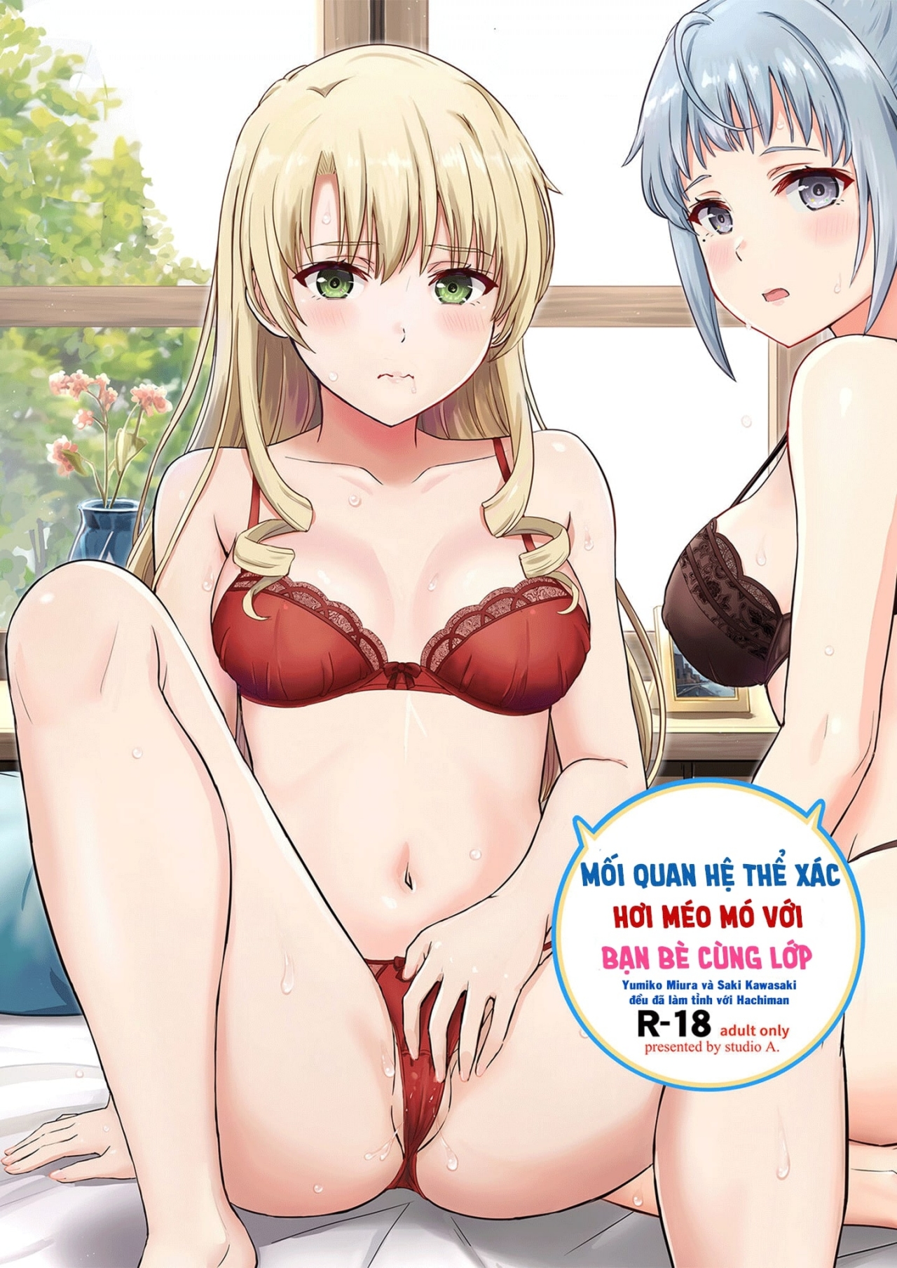 manhwax10.com - Truyện Manhwa Làm tình với bạn cùng lớp Saki và Yumiko Chương Oneshot Trang 1