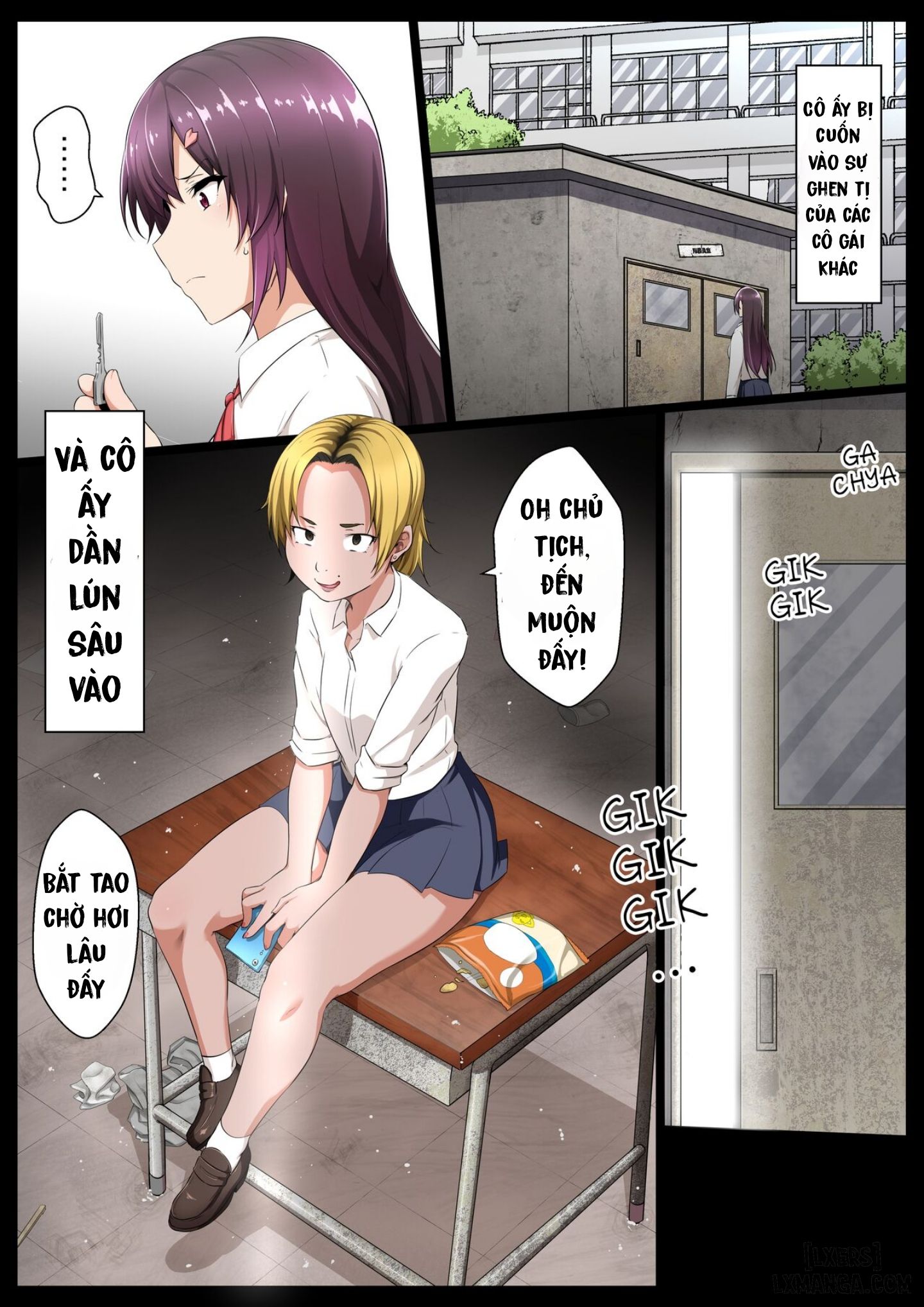 manhwax10.com - Truyện Manhwa Seiseki Yuushuu na Iinchou ga Teihen Gyaru ni Sakaurami Sarerurashii yo Chương Oneshot Trang 3