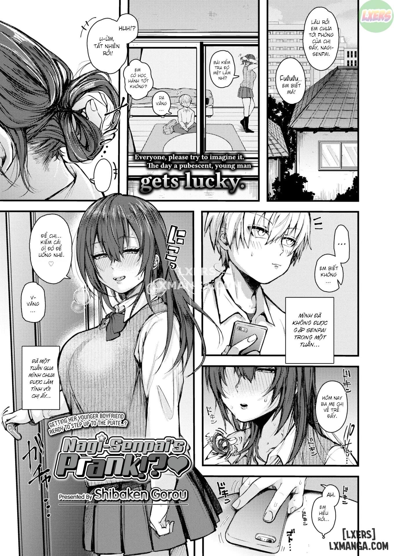 manhwax10.com - Truyện Manhwa Nagi-senpai's Prank! ❤ Chương Oneshot Trang 1