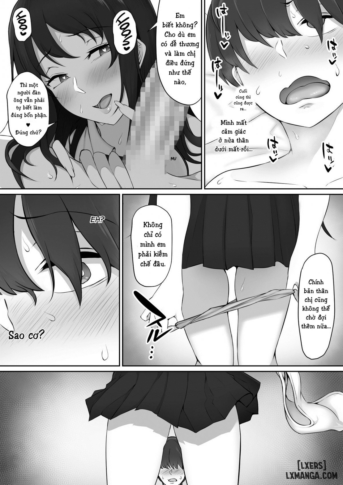 manhwax10.com - Truyện Manhwa The Senpai That I Yearn For Brought Me To Her House After School Chương Oneshot Trang 38