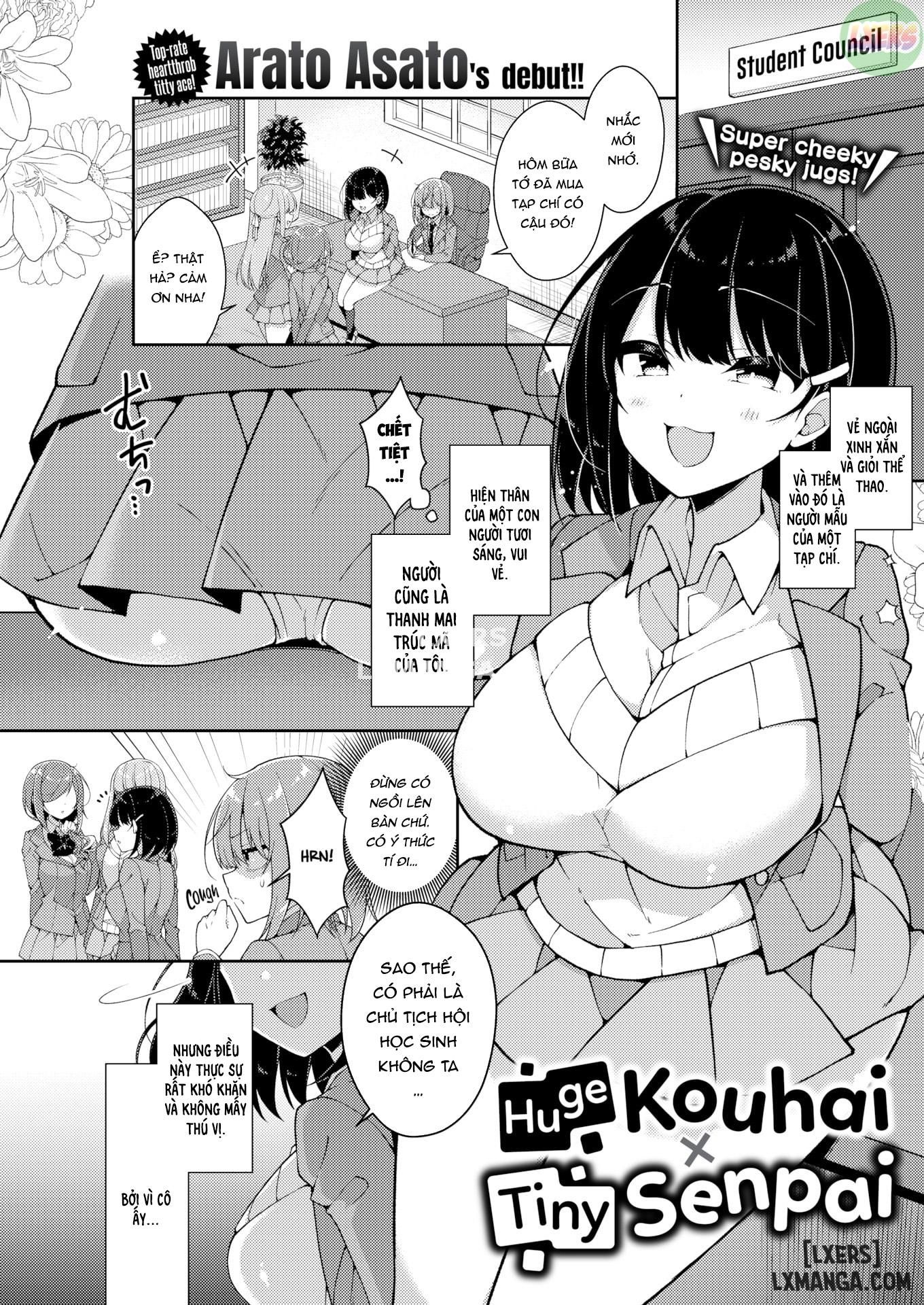 manhwax10.com - Truyện Manhwa Huge Kouhai X Tiny Senpai Chương Oneshot Trang 1